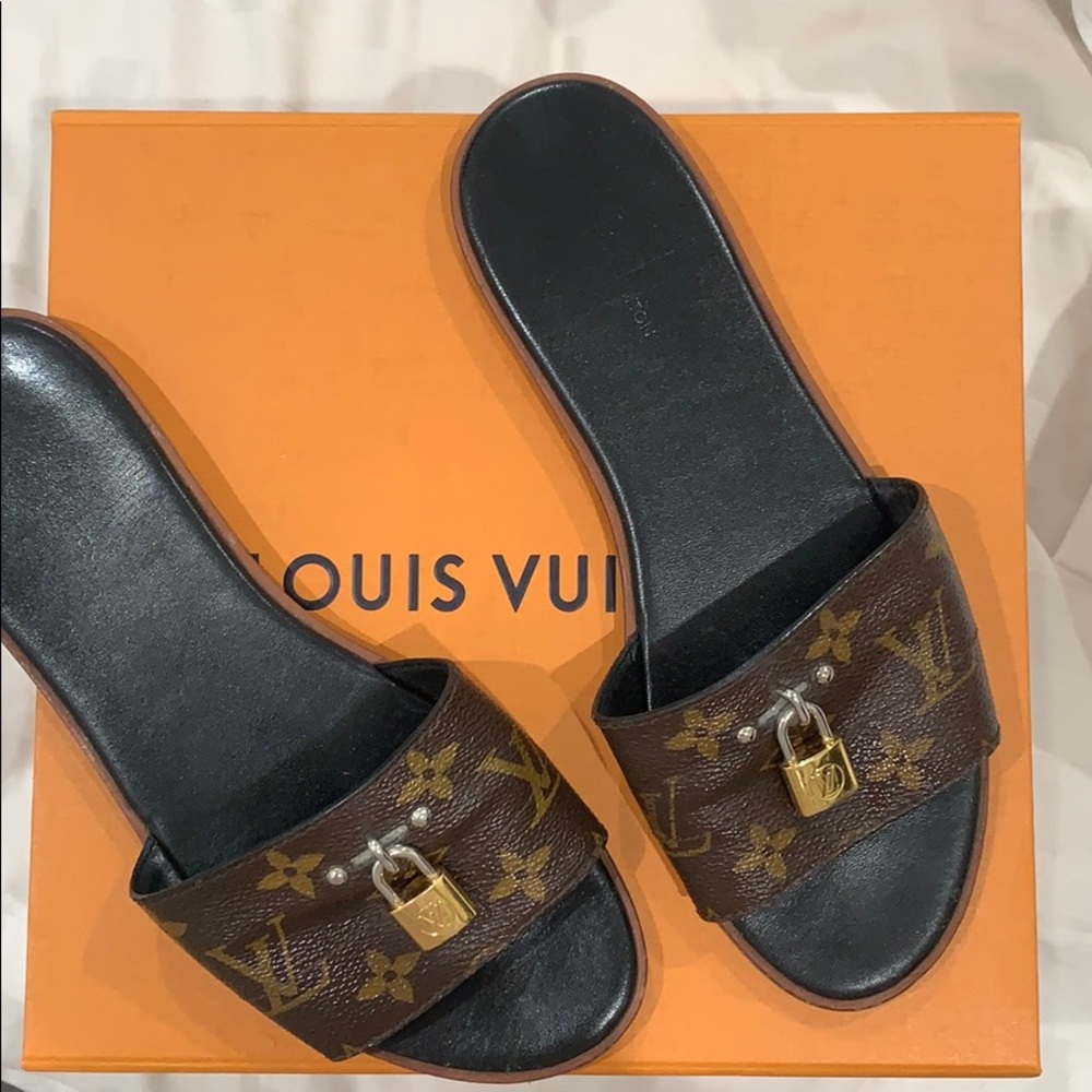 Louis Vuitton leather sandals - Picture 3 of 5